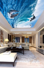 Load image into Gallery viewer, 3D Stereo Dolphin Sea CEILING - SallyHomey Life's Beautiful