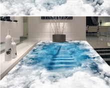Load image into Gallery viewer, cloud ladder 3D floor painting self adhesive wallpaper - SallyHomey Life's Beautiful