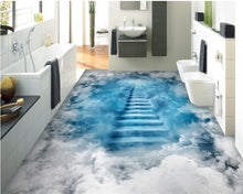 Load image into Gallery viewer, cloud ladder 3D floor painting self adhesive wallpaper - SallyHomey Life's Beautiful