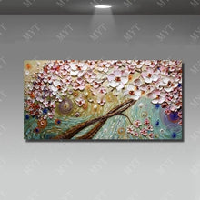 Load image into Gallery viewer, Hand painted canvas oil paintings modern wedding decor oil Painting Wall art Pictures home Decoration for living room on Canvans