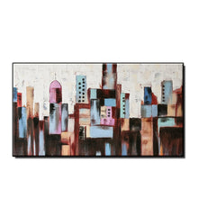 Load image into Gallery viewer, Wedding decoration Hand Painted Oil Painting On Canvas Modern Large size Abstract Art Home Decor Hang Picture city building