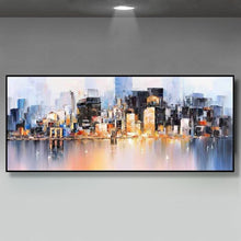 Load image into Gallery viewer, Wedding decoration Hand Painted Oil Painting On Canvas Modern Large size Abstract Art Home Decor Hang Picture city building