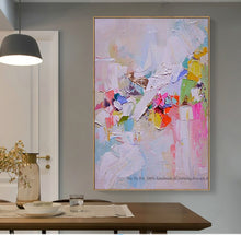 Load image into Gallery viewer, Hand painted canvas oil painting abstract wall art abstract paintings for living room wall laminas de cuadros pared decorativas