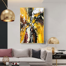 Load image into Gallery viewer, Hand painted canvas oil painting abstract wall art abstract paintings for living room wall laminas de cuadros pared decorativas