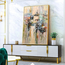 Load image into Gallery viewer, Hand painted canvas oil painting abstract wall art abstract paintings for living room wall laminas de cuadros pared decorativas