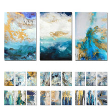 Load image into Gallery viewer, New Abstract 3 PCS Art Paintings High Quality 3 Pieces Canvas Wall Art Gold Abstract Landscape Oil Painting Wall Decor Art
