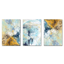 Load image into Gallery viewer, New Abstract 3 PCS Art Paintings High Quality 3 Pieces Canvas Wall Art Gold Abstract Landscape Oil Painting Wall Decor Art