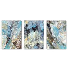 Load image into Gallery viewer, New Abstract 3 PCS Art Paintings High Quality 3 Pieces Canvas Wall Art Gold Abstract Landscape Oil Painting Wall Decor Art