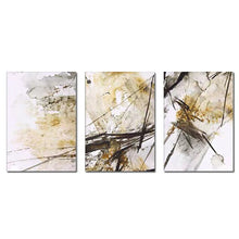 Load image into Gallery viewer, New Abstract 3 PCS Art Paintings High Quality 3 Pieces Canvas Wall Art Gold Abstract Landscape Oil Painting Wall Decor Art