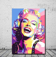 Load image into Gallery viewer, Hot sale hand paited Marilyn Monroe Oil Painting Modern Wall Painting on Canvas Art for Living Room hotel office wall Decoration