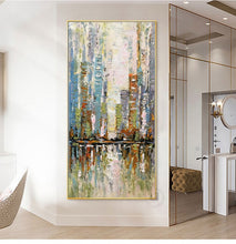 Load image into Gallery viewer, Abstract Art Original Modern Painting Wall decor painting big size oil on canvas Handmade artwork wall painting living room