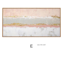 Load image into Gallery viewer, 100% Handmade Abstract Pink Sea Cloud Canvas Painting Nordic Modern Canvas Art for Living Room Fashion Wall Art Picture Poster