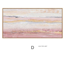 Load image into Gallery viewer, 100% Handmade Abstract Pink Sea Cloud Canvas Painting Nordic Modern Canvas Art for Living Room Fashion Wall Art Picture Poster
