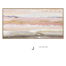 Load image into Gallery viewer, 100% Handmade Abstract Pink Sea Cloud Canvas Painting Nordic Modern Canvas Art for Living Room Fashion Wall Art Picture Poster