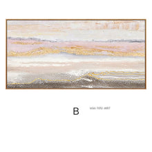 Load image into Gallery viewer, 100% Handmade Abstract Pink Sea Cloud Canvas Painting Nordic Modern Canvas Art for Living Room Fashion Wall Art Picture Poster