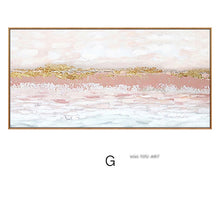 Load image into Gallery viewer, 100% Handmade Abstract Pink Sea Cloud Canvas Painting Nordic Modern Canvas Art for Living Room Fashion Wall Art Picture Poster