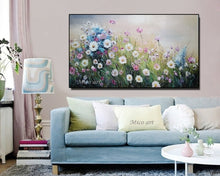 Load image into Gallery viewer, 100% Handpainted Oil Painting on Canvas new Handmade knife flower oil Painting Wall Art picture home decoration For Living Room