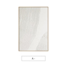 Load image into Gallery viewer, Hand Painted Abstract Painting On Canvas Art White Art 3D Textured Palette Knife Painting Modern Art Wall Art Hotel Home Decor