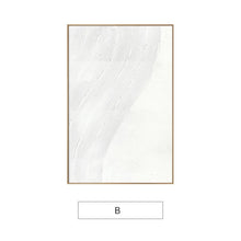 Load image into Gallery viewer, Hand Painted Abstract Painting On Canvas Art White Art 3D Textured Palette Knife Painting Modern Art Wall Art Hotel Home Decor