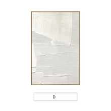 Load image into Gallery viewer, Hand Painted Abstract Painting On Canvas Art White Art 3D Textured Palette Knife Painting Modern Art Wall Art Hotel Home Decor