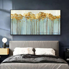 Load image into Gallery viewer, Handmade Art Wall Pictures For Home Decoration Hand Drawn Canvas Oil Painting Custom Abstract Gold Foil Picture For Living Room