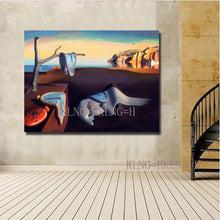 Load image into Gallery viewer, 100% Handmade Salvador Dali The Persistence of Memory Oil Painting on Canvas Posters  Scandinavian Wall Picture for Home Decor