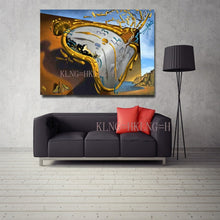 Load image into Gallery viewer, 100% Handmade Salvador Dali The Persistence of Memory Oil Painting on Canvas Posters  Scandinavian Wall Picture for Home Decor