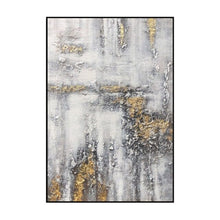 Load image into Gallery viewer, 100% hand-painted abstract oil painting on canvas in living room gold modern wedding decorative painting frameless