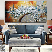 Load image into Gallery viewer, 100% Handpainted Oil Painting On Canvas New Handmade Knife Flower Oil Painting Wall Art Picture Home Decoration For Living Room