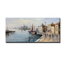 Load image into Gallery viewer, Abstract Scenery Hand Painted Oil Painting On Canvas Handmade Wall Art Living Room Bedroom Large Size Decoracion Salon Mural Hot