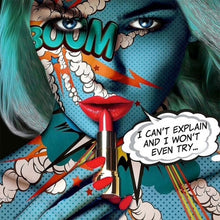 Load image into Gallery viewer, Graffiti Women Portrait Hand Painted Oil Painting Modern Posters Pictures Wall Art Decoration Cuadros For Living Room Posters