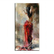 Load image into Gallery viewer, Characters original  nude 100% hand-painted art large oil painting by the red girl naked to show the charm of female art