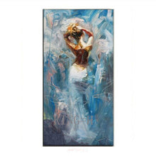 Load image into Gallery viewer, Characters original  nude 100% hand-painted art large oil painting by the red girl naked to show the charm of female art