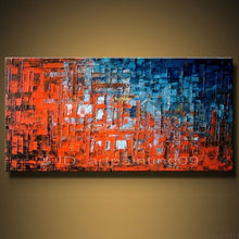 Load image into Gallery viewer, Huge painting Home Decor Canvas special thick pigment handed made Living Room Paintings Wall  Knife art Abstract Oil Painting