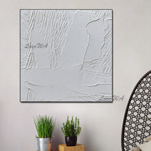 Load image into Gallery viewer, Unframe Decoration Modern Abstract Painting In Gray White New Arrival Hand Painted Oil Painting On Canvas Wall Home Decor Gift