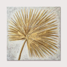 Load image into Gallery viewer, Hand Painted Golden Leaves Oil Paintings On Canvas Abatract Wall Pictures Pop Art Posters For Living Room Home Decoration