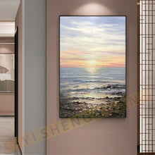 Load image into Gallery viewer, 100% Handpainted Abstract Oil Paintings On Canvas Modern Wedding Decor Wall Landscape Pictures Home Decoration No Framed