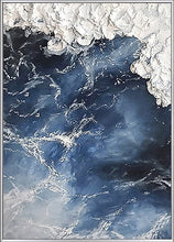 Load image into Gallery viewer, Abstract Knife 3D Wave Pictures Wall Art Hand Painted Oil Painting on Canvas Paintings For Living Room pictures Home Decoration