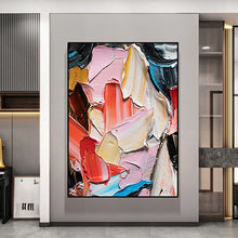 Load image into Gallery viewer, 100% Hand Painted Oil Painting Abstract Painting Porch Living Room Background Wall Decorative Painting Modern Hanging Painting