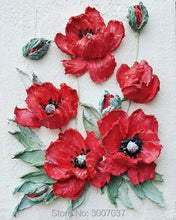 Load image into Gallery viewer, Hand Painted Oil Painting on Canvas Scandinavian Flower Oil Painting Handmade Thick Oil Canvas Painting For Home Decoration