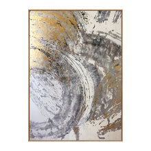 Load image into Gallery viewer, Artist Hand-painted High Quality Abstract Oil Painting on Canvas Handmade Beautiful grey and gold Colors Oil Painting