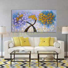 Load image into Gallery viewer, Knife Thick Flower Art Oil Painting 100% Hand Drawn Heavy Textured Wall Decoration Canvas Art Floral Pictures For Living Room