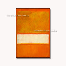 Load image into Gallery viewer, 100% Handmade Copy Mark Rothko Famous Paintings Modern Abstract Aart Porch Decor Canvas Oil Painting Simple Large-size Mural