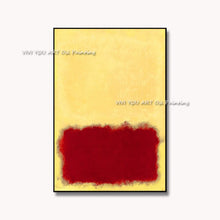 Load image into Gallery viewer, 100% Handmade Copy Mark Rothko Famous Paintings Modern Abstract Aart Porch Decor Canvas Oil Painting Simple Large-size Mural