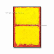 Load image into Gallery viewer, 100% Handmade Copy Mark Rothko Famous Paintings Modern Abstract Aart Porch Decor Canvas Oil Painting Simple Large-size Mural