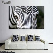Load image into Gallery viewer, 3 Pcs/Set Animal Zebra Paintings Large Canvas Paintings vertical forms Wall Art Picture Home Decoration Canvas Painting 3 Pieces