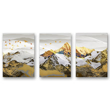 Load image into Gallery viewer, 3 PCS Home Decoration Handmade Modern Abstract Feather Oil Painting Handpainted Canvas Painting Home Decor Wall Art Unframed