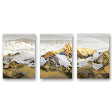 Load image into Gallery viewer, 3 PCS Home Decoration Handmade Modern Abstract Feather Oil Painting Handpainted Canvas Painting Home Decor Wall Art Unframed