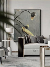 Load image into Gallery viewer, New Handmade Oil Painting Canvas Abstract Oil Painting Modern Canvas Wall Art Living Room Decorative Flower Painting