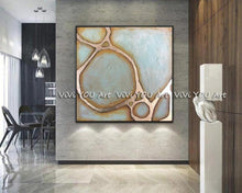 Load image into Gallery viewer, Silver Gray Painting Large hand painted Abstract Painting Texture Paintings on Canvas Office decoration wall Paintings Wall Art